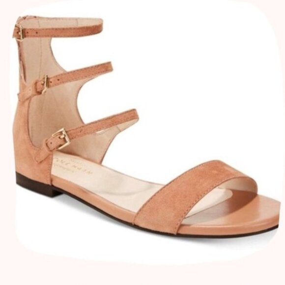 Cole Haan Flat Sandals with Three (3) Ankle Straps Women's  SZ 8 - Picture 1 of 4